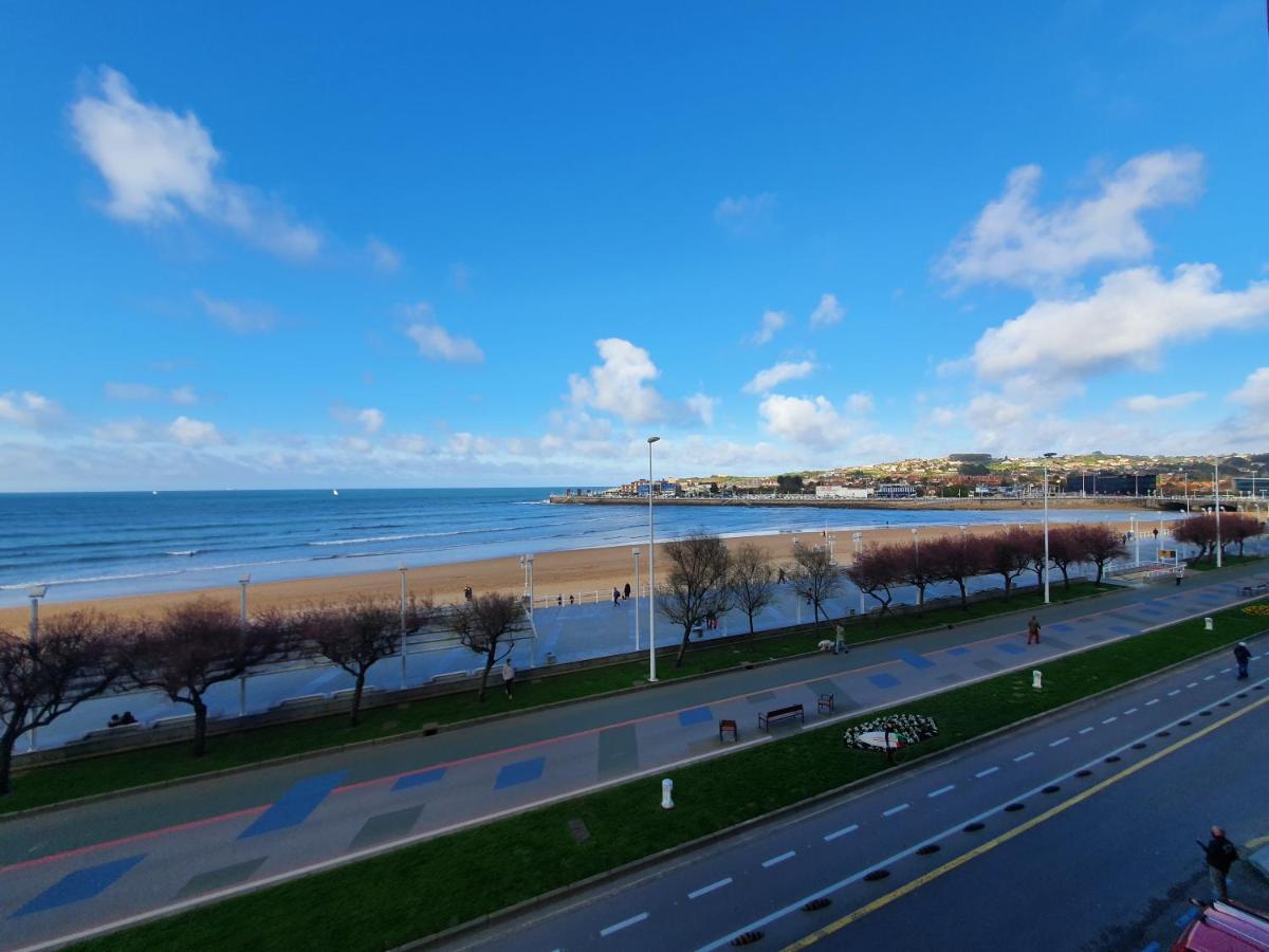 Playa 12 - El Lujo De Estar En 1ª Linea De Playa - Vut-4043-As Lejlighed Gijón Eksteriør billede